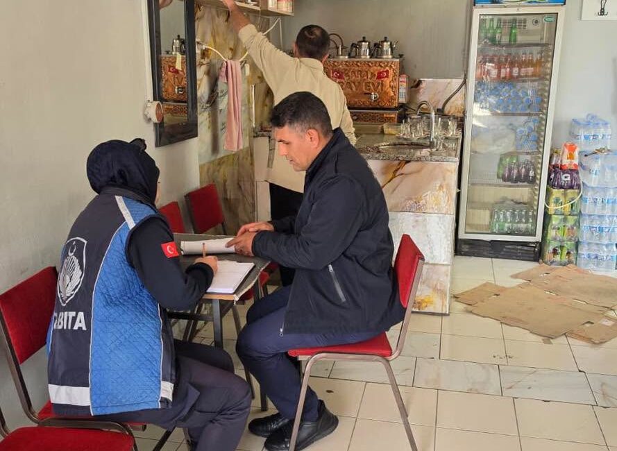 Erzincan’da Kahvehane ve Çay Ocaklarına Sıkı Denetim Erzincan Belediyesi Zabıta Müdürlüğü